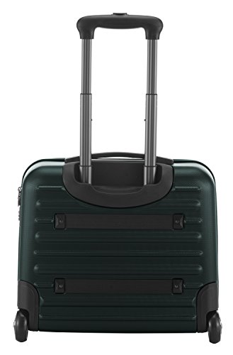 HAUPTSTADTKOFFER - Tegel - Pilotentrolley Hartschalenkoffer Koffer Handgep  ck Trolley Rollkoffer  TSA  38 cm  32 Liter  Waldgr  n
