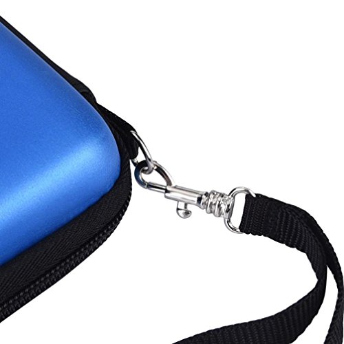 Malloom Bolsa EVA viajes llevar funda organizador 10 cartuchos para Nintendo 2DS  Azul 