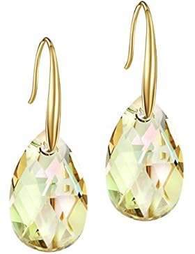 Neoglory Jewelery Damen Ohrringe Swarovski Gold Elements Earrings Geschenkbox