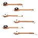 Natural Long Handle Body Brush Massager Bath Shower Back Spa Bamboo Scrubber