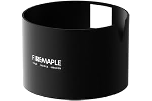 FIRE-MAPLE G2 Pot Funda Protectora de Neopreno Negro G2 para Intercambiador de Calor