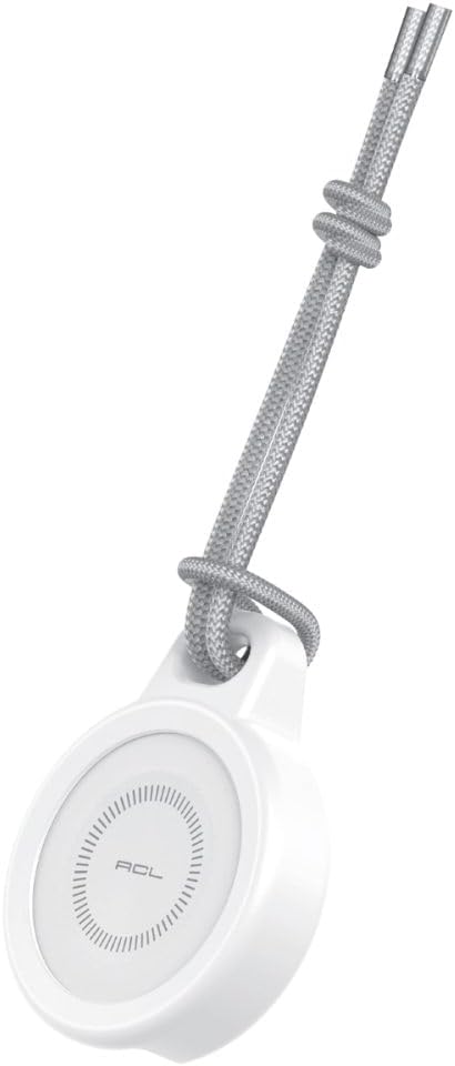 ACL AW21 Apple Watch için Kablosuz Şarj Cihazı | 2.5W USB-C Girişli, Çinko Alaşım Metal Gövdeli Mini Taşınabilir Şarj Adaptörü