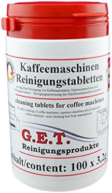 GET Special cleaning tablets 100 x 3.2 g for coffee machines and espresso machines …