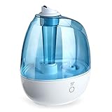 TaoTronics Humidificateur Bébé 2L pour 24h d'Autonomie Fonctionnement Ultrasonique Silencieux