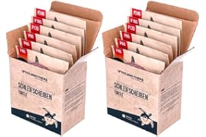 Toolbrothers TURTLE Schleifset 2 Packungen 120x Schleifscheiben 125mm Klett 8 Loch je 20x P40 / P60 / P80 / P120 / P180 / 240 für Hartholz, Weichholz, Lack, Stein, Stahl, Aluminium, Furnier