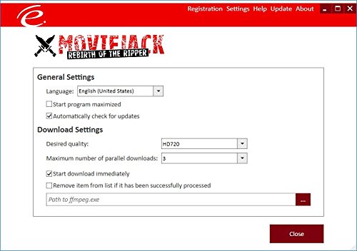 MovieJack   Descargador de v  deos para YouTube  Dailymotion  Vimeo y otros   12 meses de actualizaciones gratuitas