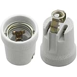 E27 Keramik Fassung 230V mit Bügel HLDR-E27-D