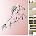 Produktbild Runaway Horse Wandaufkleber Cartoon Horse Feet Lift Lustige Wandtattoo Wohnkultur