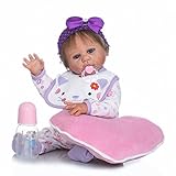 Material de la muñeca: cabeza, brazos, cuerpo y piernas: silicona de alta calidad, tacto cómodo, no tóxico seguro, materiales ecológicos puros.