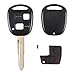 Price comparison product image Heart Horse 2 Button Remote Key Shell Rubber Pad Blade Repair Kit compatible with Toyota Yaris