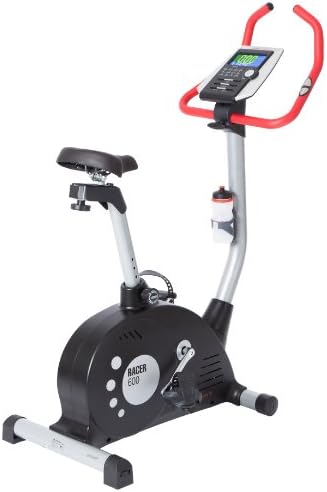 Ultrasport Hometrainer Racer, Ergometer for Health and Fitness, Bike Trainer with Computer and Multifunctional Display, Hand Pulse Sensor, Adjustable Resistances, Adjustable Saddle and Handlebar