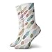 Produktbild Jxrodekz Sheba Plume White Crew Socken Funny Novelty Thin Casual Sport Comfort Work 11.8"