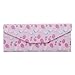 Produktbild Sperrins Triangle Brillenetui Brillengestell Brillen Sonnenbrillen Magnetverschluss Hartschalenkoffer Faltbare Aufbewahrungsbox Kleiderbeutel Space Bags Box Case, Pink Strawberry