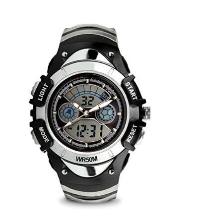 TOPCABIN Multi-Funktions elektronischer Uhr Jungen und Mädchen Mode und Persönlichkeit Studenten wasserdicht doppelt so Lange Kinder beobachten Tauchen Watches