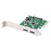 Produktbild LINDY 51057 USB 3.1 2 Ports PCI Express Netzwerk Karte grün