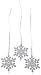 Produktbild Swarovski Figurine Crystal Pixel Snowflake Ornament (3er Set) 7,5 x 7,5 cm 1135179 (Deko-Artikel)