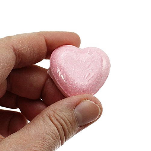COM-FOUR® Valentinstags Badeset mit Badekugeln, Badekonfetti und Plüschherz, ideal als Partnergeschenk - 6
