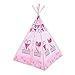 Produktbild Glhkkp-toys Fun-Spiel Pink Indian Kinderzelt Baby Spielzimmer Marine Ball Spielzeug Pool Tipi Zelt Raumdekoration Mit Tragetasche for Mädchen Jungen Babys Kleinkind (Farbe : Rosa, Größe : As Shown)