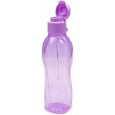 Tupperware Eco Şişe 750 ml - Mor Kolay A&ccedil;ılır Kapaklı Su Şişesi, SLKMTR007