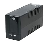 Certificado ISO 9001 Phasak PH9406 - Sistema de alimentación ininterrumpida (600 VA), Negro