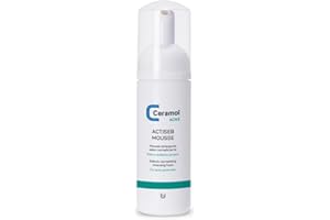 TOOLO Ceramol Actiseb Reinigungsmousse für Gesicht und Körper für Akne Haut, 150 ml