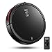 Produktbild Deik Saugroboter, Staubsauger Roboter mit Zeitprogrammierung Funktion, 30 Watt Motor und 0,9 Liter Staubbehälter, Elektrobürste und Filter, geeignet für Tierhaare, Holzboden und Teppiche, Schwarz