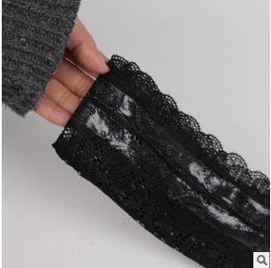 fwehfefh Bandelettes, Elastic Thigh Thigh Straps That Does Not Chafe – Prevent Rubbing size E (black 2)