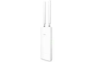 Cudy Módem Router 4G LTE Cat 4 para Exteriores Desbloqueado con Ranura SIM, AC1200 WiFi, IP65, Antenas Desmontables, Adaptador PoE pasivo Incluido, Montaje en Poste o Pared, DDNS, VPN, LT500-Outdoor