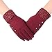 Gloves,Tefamore Fashion Womens Touch Screen Winter Outdoor Sport Warm Gloves (Red)