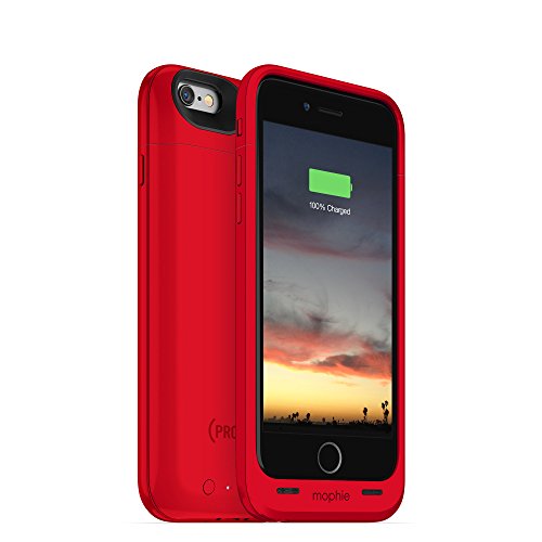 Mophie Juice Pack Plus recargable bater  a externa de funda  2 750 mAh  para Apple iPhone 6 rojo