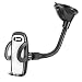 Produktbild ipow Auto Handy Halterung, mit super Gel-Saugnapf/Schwanenhals, kfz Windschutzscheibe Armaturenbrett Smartphone Halter kompatibel mit iPhone XS/Xr/ X/ 8/7 Plus /7 6s se, Samsung Galaxy HTC, Huawei
