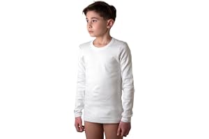 ZZZ ZZZ PETITE ABEILLE Made in Italy 3 undertröjor för barn, 100 % varm vinterbomull