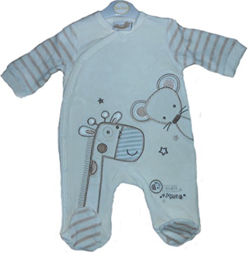 Baby Boys Cream Sleepsuit - Newborn - 0-3 Months, 3-6 Months (3-6 Months = 68cm)