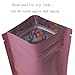 Produktbild Geruch frei Starke Grip Wiederverschließbare Beutel Ziploc Stand-up Tasche pink – 8,5 x 13 cm