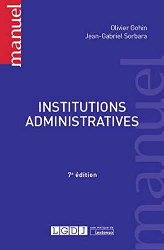 Institutions administratives Institutions administratives