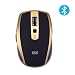 Produktbild Mini Kabellos Bluetooth Maus Wiederaufladbare Mute Spiel Maus Drahtlose Silent Maus, Schwarz Gaming Funk Wireless Maus Mäuse Laptop iMac MacBook, Office, Home Bluetooth 3.0