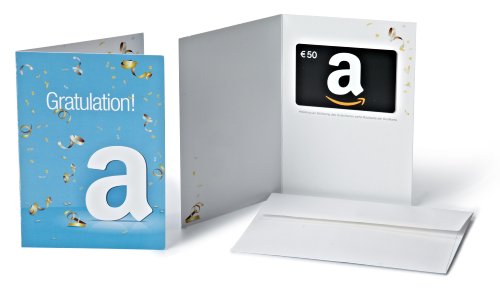 Amazon.de Geschenkkarte in Grußkarte - 50 EUR (Gratulation)