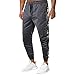 Produktbild R-Cors Gym Herren Freizeithose Jogginghose | Moderne Männer Lange Trainingshose | Herren Schwarze Sporthose für Fitness Training Freizeit Bodybuilding Cargohose