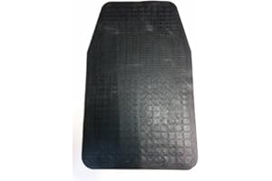 AUTOPOWER NEW BLACK CAR MAT ALL RUBBER LONG UPGRADE PROTECTOR MPV VAN CARAVAN