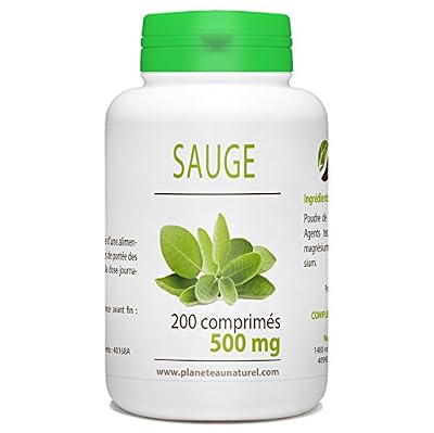 Planète au Naturel Sauge - 500 mg - 200 comprimés