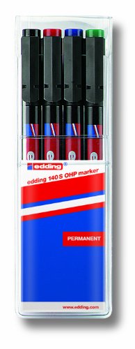 edding 4-140-4 OHP-Marker 140 S, Permanent, 0.3 mm, sortiert - 2