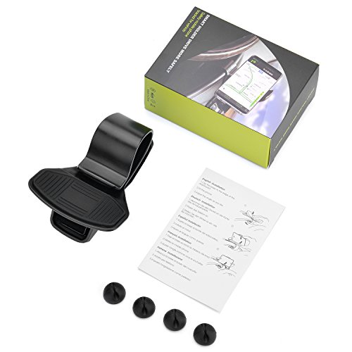 Supporto per Auto AGPtek, Porta Cellulare Regolabile Universale per Cruscotto con Braccio Lungo, Adatto per iPhone 7/6s/6, Huawei, Samsung, HTC & Altri Cellulari - Per Smartphones fino a 6 inch