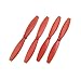 Produktbild Gaddrt 4 stück Propeller Prop CW CCW für Parrot Minidrones 3 Mambo Swing RC Drone Teile Propellerblätter 66 x 8 x 7.5 mm (Red)