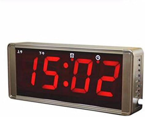 QPSSP The Old Man Led Large Screen Electronic Clock Blind Plug Mute Electronic Clock Alarm Clock Chime Eight