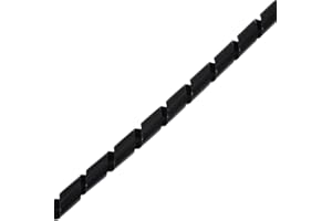 Helos 129257 Spiral-Kabelschlauch ø 6 - 60 mm, 10 m schwarz Kabelmanagement , zuschneidbar, zum Bündeln von Kabeln , flexibel einsetzbar