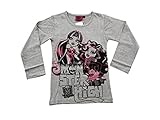 monster high draculaura  Monster High Langarmshirt Draculaura und Clawdeen Wolf (128, grau)