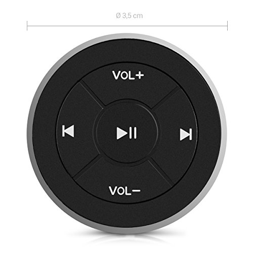 kwmobile Bluetooth Media Button für Smartphone und Tablet – KFZ Auto Audio Bedienung für iPhone, Samsung, Huawei iPad uvm - 3