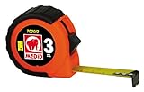 Flexometro de 3mts x 19 mm Medid MD70003 Flexómetro, Amarillo/Negro
