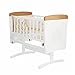Disney Winnie the Pooh Gliding Crib (White with Pine Trim)