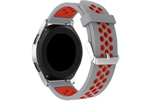 Classicase Silicone Rubber Watch Strap with Buckle Compatible with Withings Steel HR Sport 40mm / Steel HR 40mm / ScanWatch 42mm Band, Waterproof Replacement Band